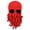 Red, variant on Novelty Funny Octopus Knitted Hat Wool Hat Ear Protect for Xmas Headwear