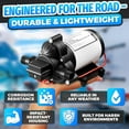 thumbnail image 4 of RV Water Pump 12V DC - Easy to Install Self Priming 4.0 GPM 45PSI 12V Water Pump with Pressure Switch, 50 Mesh Strainer, Thermal Overload Protection, Diaphragm, for RV, Marine, Camping, Yacht, Garden, 4 of 6