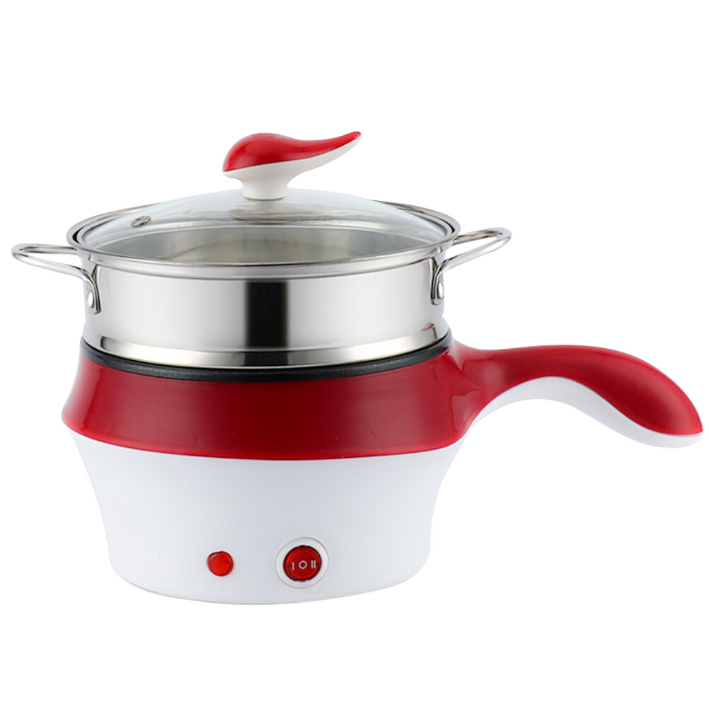 Homemaxs Doublelayer Cooking Pot Small Electric Pot Multifunctional
