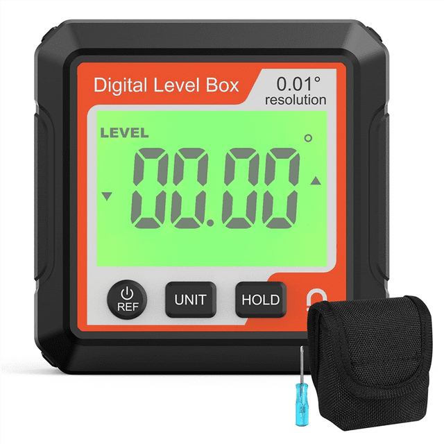 Digital Level Angle Gauge Meter Magnetic Electronic Level Angle Finder Tool Protractor Inclinometer Woodworking Tools,A