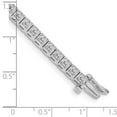 thumbnail image 4 of Primal Gold 14 Karat White Gold AA Diamond Tennis Bracelet, 4 of 5