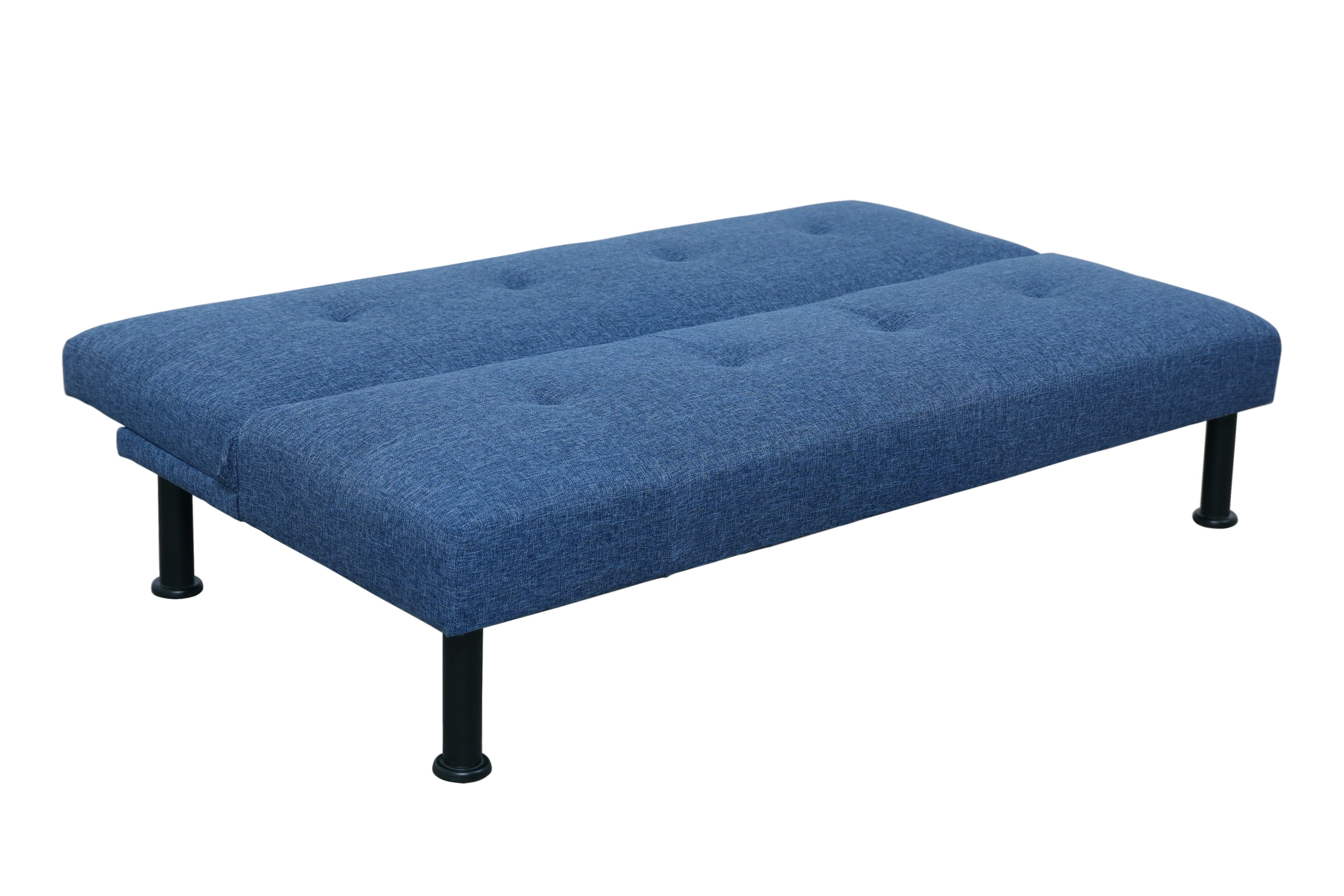 Convertible Grey Linen Sofabed for Living Room - Space - Saving Multifunctional Furniture