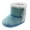 Blue, variant on Topumt Winter Baby Girl Boy Warm Cotton Boots Newborn Non-slip Soft Sole Shoe