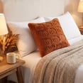 thumbnail image 6 of PoyoKee Fall Pillow Covers 18x18, Halloween Pumpkin Corduroy Throw Pillow Covers, Embroidered Pillowcase for Sofa Thanksgiving Halloween Indoor Decor, 6 of 9