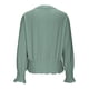 thumbnail image 4 of Ailaofu Womens Tops V Dressy Casual Neck Long Sleeve Shirts Buttons Business Casual Tops, 4 of 6