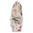 thumbnail image 3 of Exquisite Wood Handle Fabric Storage Bag for Knitting Needles Sewing Tools (Red Flower), 3 of 5