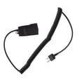 thumbnail image 1 of Micrófono con altavoz de hombro transparente pequeño estable giratorio con clip trasero para hombro Walkie Talkie para 2AT E90 W32A, 1 of 8