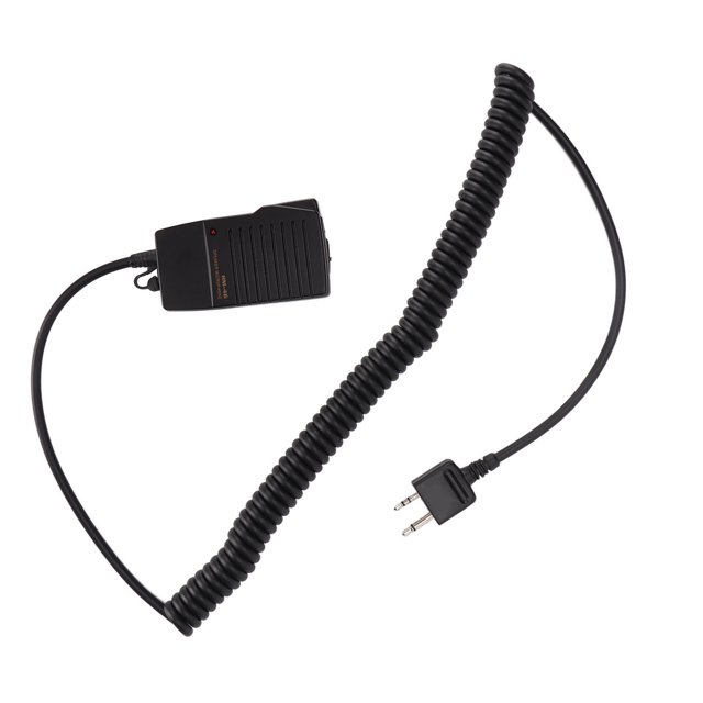 Micrófono con altavoz de hombro transparente pequeño estable giratorio con clip trasero para hombro Walkie Talkie para 2AT E90 W32A