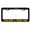 Black/Yellow, variant on Hike More Worry Less License Plate Frame Mountains Adventure Await/Car Accessories Auto License Plate Frame Car Tag Holder (Chrome/D.Pink)