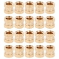 thumbnail image 3 of 20pcs Heat Set Insert 8x8mm Brass Threaded Insert Female Thread Heat Set Insert Supply, 3 of 8
