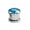 blue 1pc, variant on MATROOY Stainless Steel Single Ear Plug Tunnel Gauge Stretcher Expander Piercing Jewelry-blue 1pc-4mm