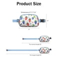 thumbnail image 7 of Waist Packs Bag Strawberry Fruit Waist Bag Running Belt Bag for Jogging for Women Casual Waist Packs with Adjustable Strap Waterproof Belt Bag for Workout Running Travelling, 7 of 7