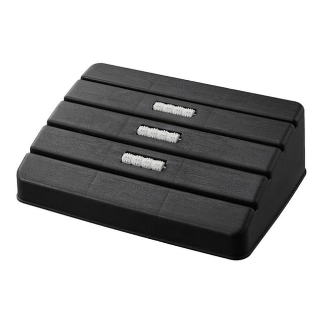 Footrest under Desk Massage Roller Help Blood Circulation of Legs Non Slip Foot Black 1