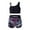 Black Music, variant on YEAHDOR Kids Girls 2Pcs Ballet Outfit Racerback Vest with Booty Shorts Gymnastics Dance Suit Activewear Black Geometry 12