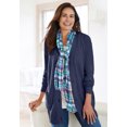 thumbnail image 6 of Woman Within Women's Plus Size Button-Front Shaker Cardigan, 6 of 6