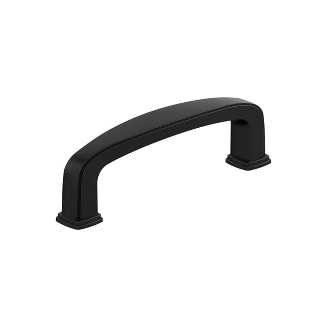 Armario Amerock Everyday Heritage Traditional de 3 cm, negro mate, paquete de 6 unidades