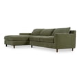 thumbnail image 2 of Moe's Home Collection Hutton Sectional Fabric Green, 2 of 9