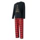 thumbnail image 4 of Conjuntos de pijamas familiares a juego de Navidad Meihuid, pijamas familiares con parte superior y pantalones, ropa de dormir, 4 of 8