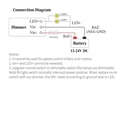 thumbnail image 2 of Dimmer Switch 12/24V PWM LED Dimmer Switch For RV Boat Truck Camper Van Trailer LED Interior Lights, 2 of 5