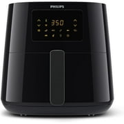 Philips Essential Connected XL 2.65lb/6.2L Capacity Digital Airfryer with Rapid Air Technology, Wi-Fi Connected (HomeID App), Alexa Compatible, Black- HD9280/91, Compact