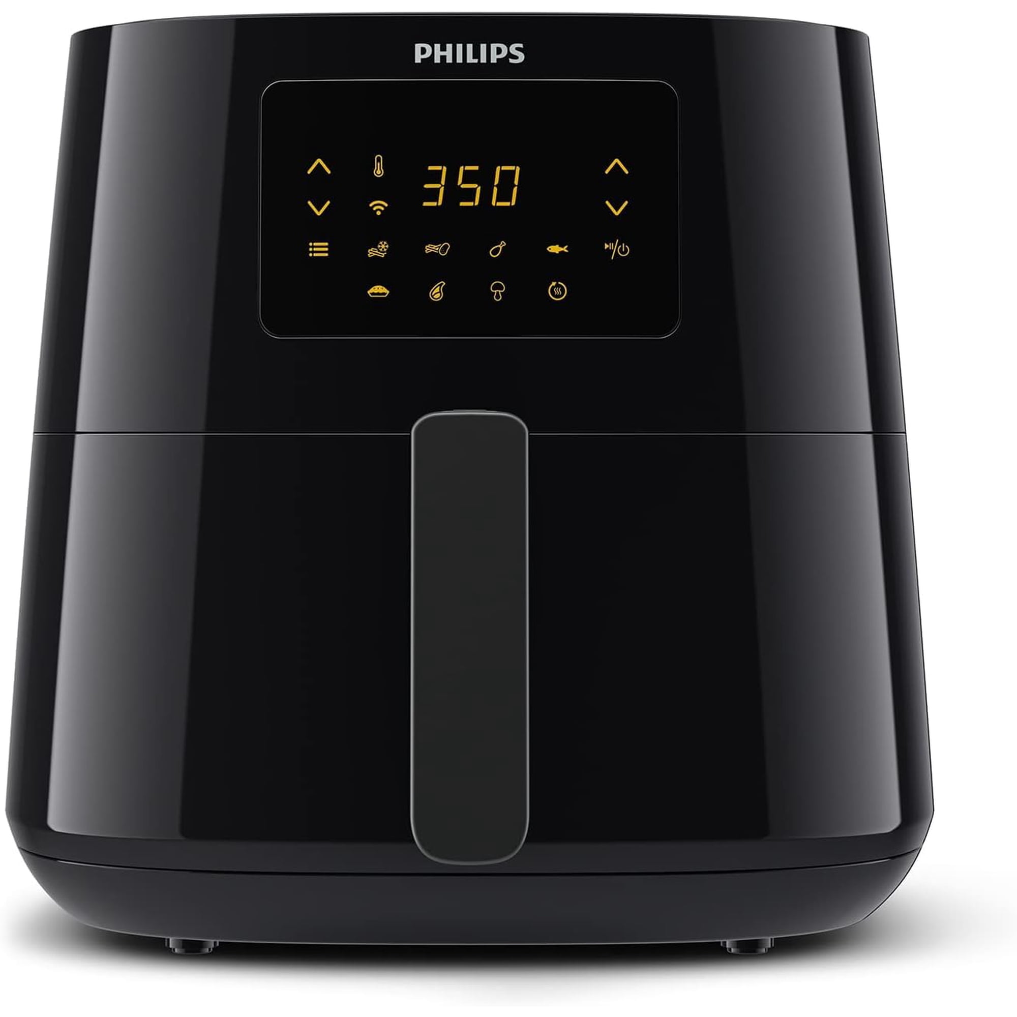Philips Essential Connected XL 2.65lb/6.2L Capacity Digital Airfryer with Rapid Air Technology, Wi-Fi Connected (HomeID App), Alexa Compatible, Black- HD9280/91, Compact