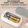thumbnail image 5 of Ultrasonic Cleaner for Jewelry, 40W/640ML/4500Hz, Portable Professional Ultrasonic Cleaner Machine for Cleaning, Eyeglass, Watches, Jewelry, Mouth Guard, 304 Stainless Steel Tank, Household Use, 5 of 6