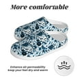 thumbnail image 6 of Goofa Daisies Flowers Print Womens Mens Cotton Lightweight House Slippers , Washable Home Slippers,Indoor Comfy Bedroom Cozy Slippers-39/40, 6 of 7