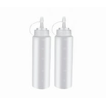 2 pack 8 Oz Condiment Squeeze Bottles