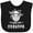 AB-Black, variant on Inktastic Teacup Raccoon I Love My Grandpa Boys or Girls Baby Bib