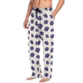 thumbnail image 5 of joogoo Men's Pajama Pants Retro Seashells Soft Long Sleep Lounge Pjs Bottoms 2XL, 5 of 7