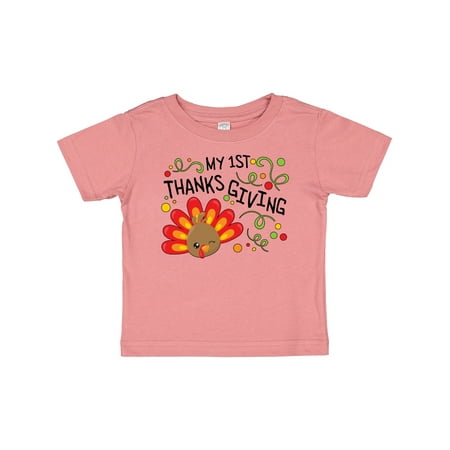 

Inktastic My First Thanksgiving- Cute Turkey Gift Baby Boy or Baby Girl T-Shirt