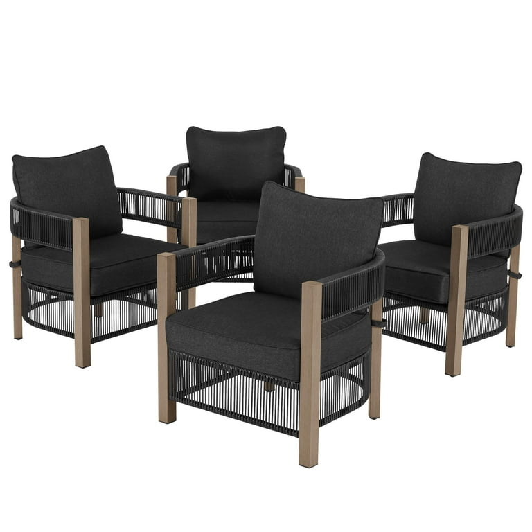 Black conversation set hotsell