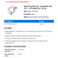 thumbnail image 2 of Spark Plug Wire Set - Compatible with 1977 - 1978 GMC P35 7.4L V8, 2 of 2