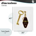 thumbnail image 4 of Luxury Hotel Key Canvas Wall Art, design by Ziwei Li, 4 of 8