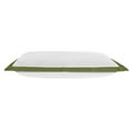 thumbnail image 5 of Ox Bay Border Frame Flange Throw Pillow, White / Green, 14" x 36", Count per Pack 1, 5 of 9