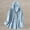 Light Blue Sweatshirts for Women, variant on Olyvenn Womens Shacket Hooded Button Front Dual Chest Pocket Oversized Long Sleeve Outerwear for Country Outfits Weekend Farm Visits Light Blue S