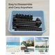 thumbnail image 5 of Tendedero de ropa SONGMICS de 2 niveles, plegable, 72 pulgadas, negro, 5 of 8