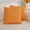 Orange, variant on Xukmct 2 Pack Linen Square Pillow Cover with Zipper, Solid Color Decorative Cushion Case for Couch Patio Sofa, 18 x 18 inch, Orange