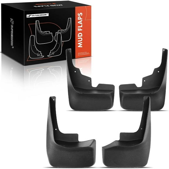 A-Premium Set of 4PCS Mud Flaps Splash Guards Mudguards Mudflaps with Hardware Kits Accessory Compatible with Jeep Grand Cherokee 2005-2010, Sport Utility, Front and Rear (Driver & Passenger Sides)