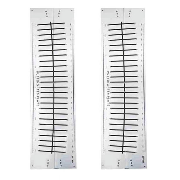 2X Golf Putter Putting Mat Trainer Indoor Putting Green Pad Equipment Golf Hitting Line Training Aids Blanket Kit