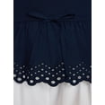 thumbnail image 5 of Time and Tru Women's Eyelet Trim Tank Top with Peplum Hem, Sizes XS-XXXL, 5 of 6