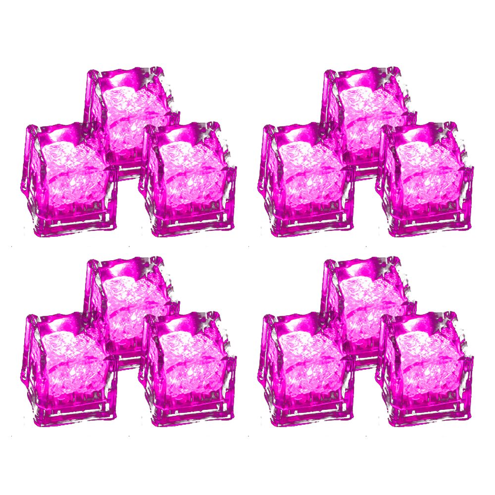 Light Up Ice Cubes, Multi Color Led Ice Cubes for Drinks with Changing