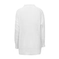 thumbnail image 5 of Baqcunre Sweaters For Women Women'S Round Neck Flower Knitted Long Sleeved Shirt Pullover Sweater Hoodies For Women Fall Outfits For Women 2023 White 3XL, 5 of 5