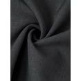 thumbnail image 6 of Women's High Waist Grey A-Line Midi Skirt with Double Pearl Chain Detail Flowy Office Casual Skirt, 6 of 6