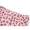 thumbnail image 5 of Beezizac Girls' Short Sleeve Pajama Set Cotton Slim Fit All-Over Pink Leopard Print Soft Kids Sleepwear Size 4T, 5 of 7