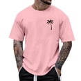 thumbnail image 2 of Styesk T-Shirts pour Homme Mode Décontractée Imprimé Col Rond Pull T-Shirt Manches Courtes Blouse, 2 of 6