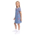 thumbnail image 4 of Powerpuff Girls Girls Graphic Ribbed Tee and Denim Jumper Dress Set, 2 Piece, Sizes 4-12, 4 of 10