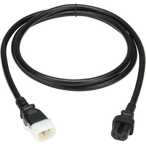 Eaton Tripp Lite Series PDU Power Cord, C15 to P-Lock C14, Heavy-Duty, 15A, 250V, 14 AWG, 6 ft. (1.8 m), Black