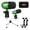 Green, variant on 5 Core Conga Mic Snare Tom Set Professional XLR Cardioid Condenser Instrument Microphone Kit