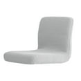 thumbnail image 1 of Youkk Fashionable Bar Stool Covers Unique And Refresh Bar Stools Made With Polyester Bar Stool Chair Cover light grey, 1 of 6